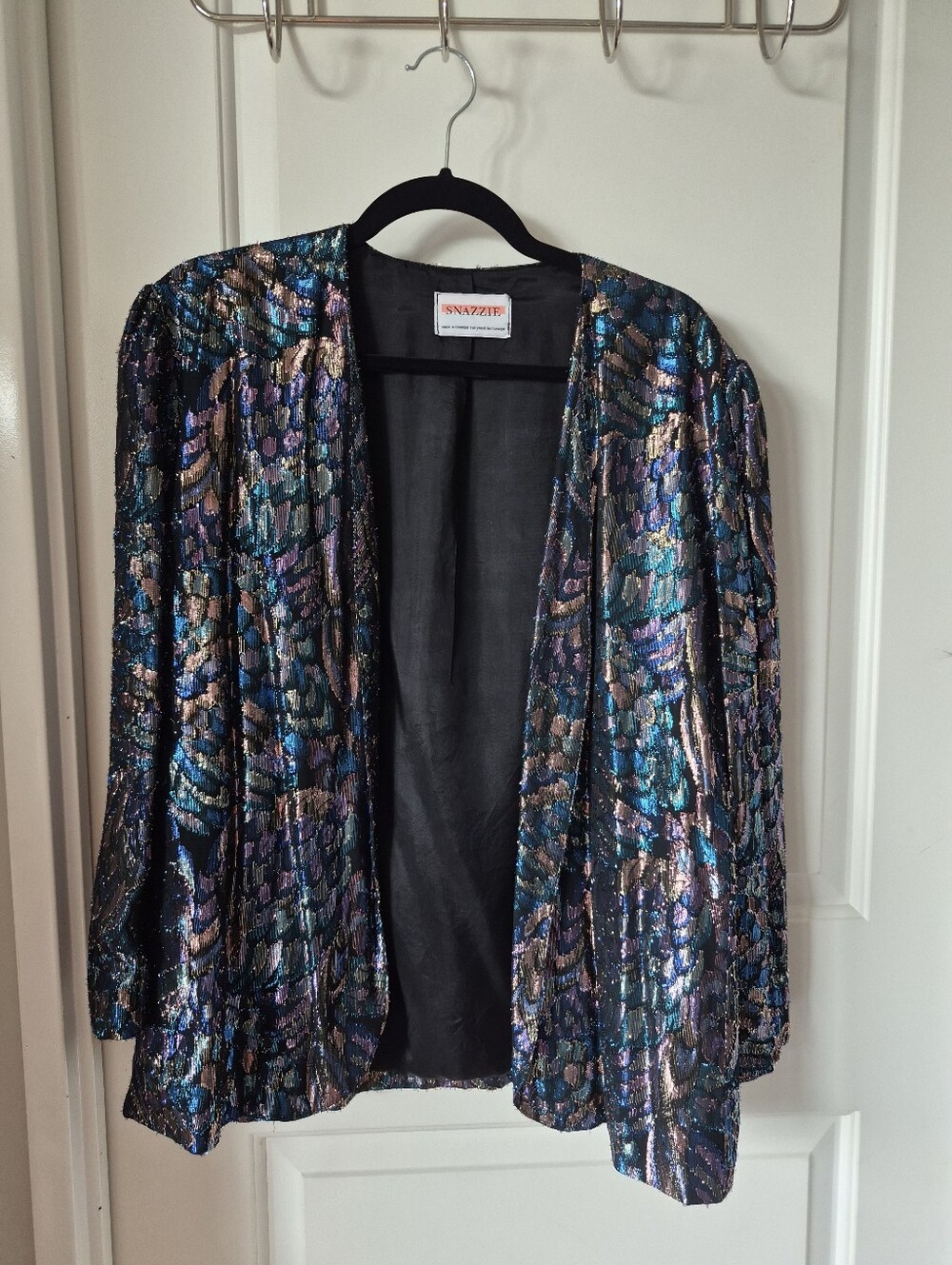 Iridescent Sequin Jacket - Multicolor
